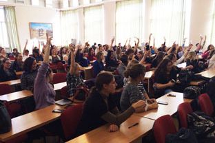 Выборы председателя студенческого профбюро на ГЭФ