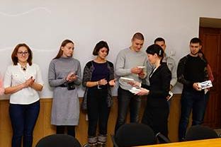 Вручение наград спортсменам
