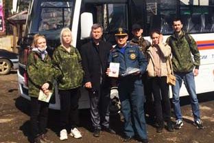Участие студентов и преподавателей Педагогического института в противопожарных мероприятиях