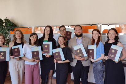 Вручение дипломов профессиональной переподготовки «Менеджмент персонала организации»